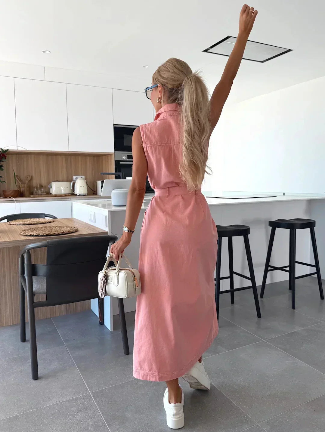 Sanne | Maxi Džinsinė Suknelė su Laiko Išbandyta Elegancija