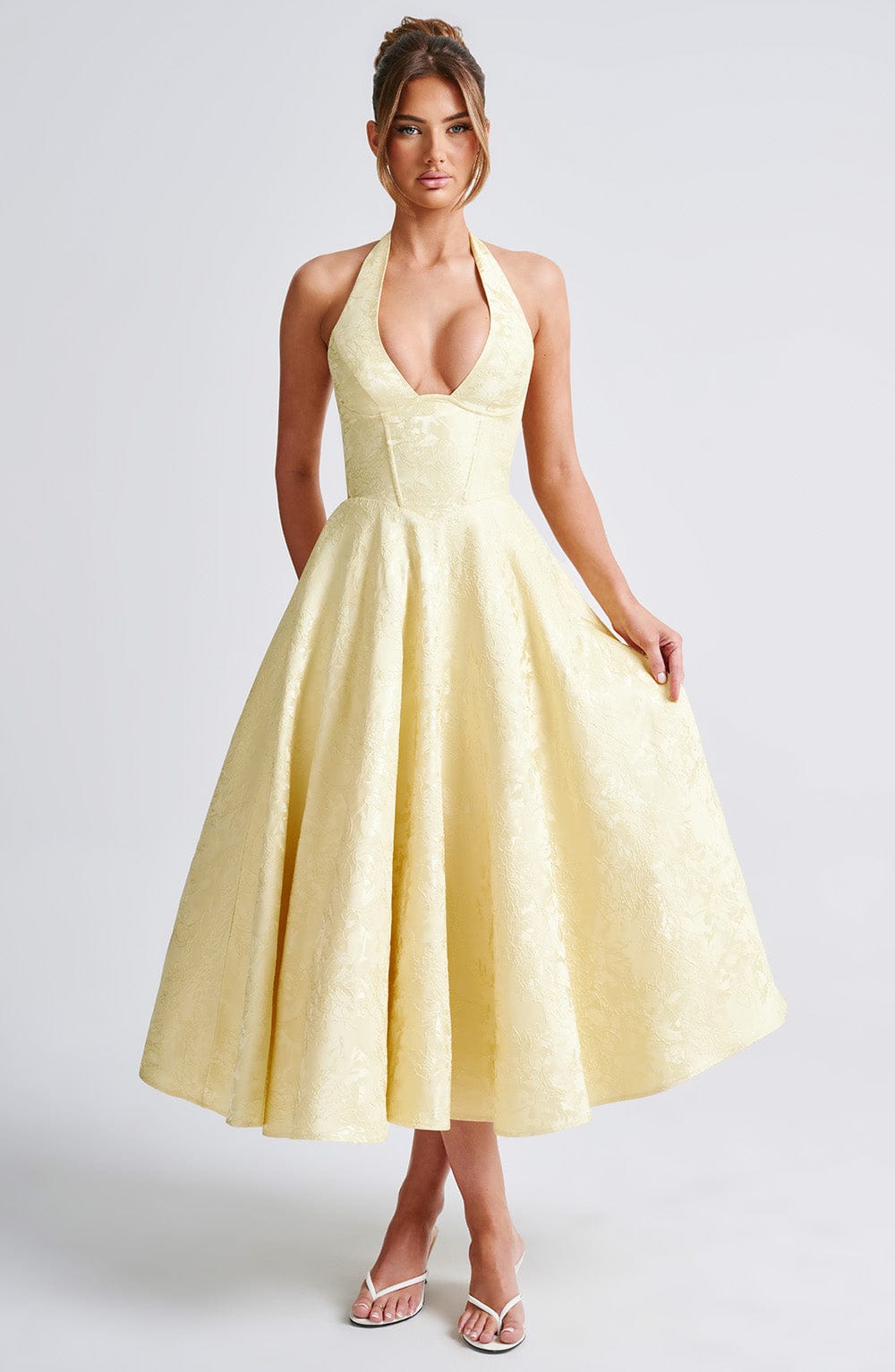 Isabelle | Šiku Midi Dress