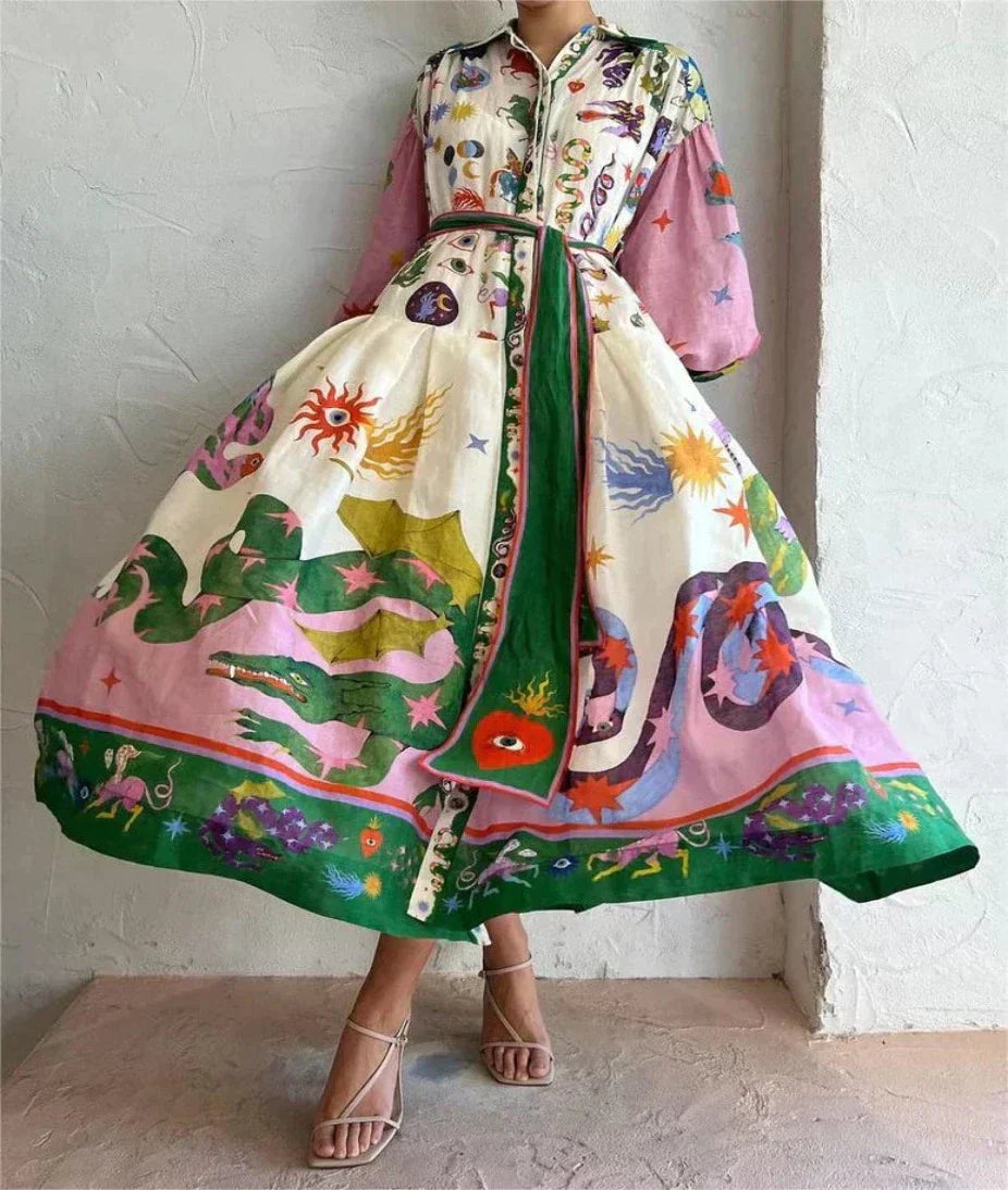 Claudia | Vivid Summer Dress