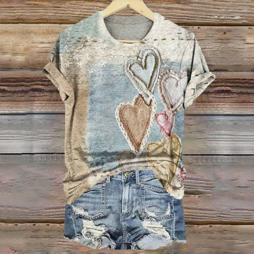 Lotta | Heart Print Shirt
