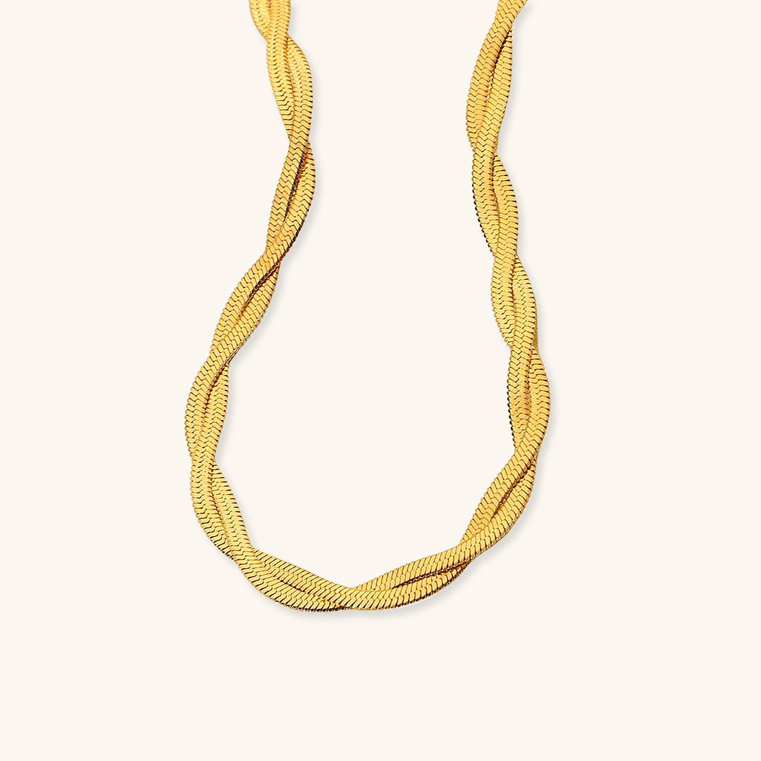 Lysa Twisted Necklace - Elegantiškas kaklo papuošalas