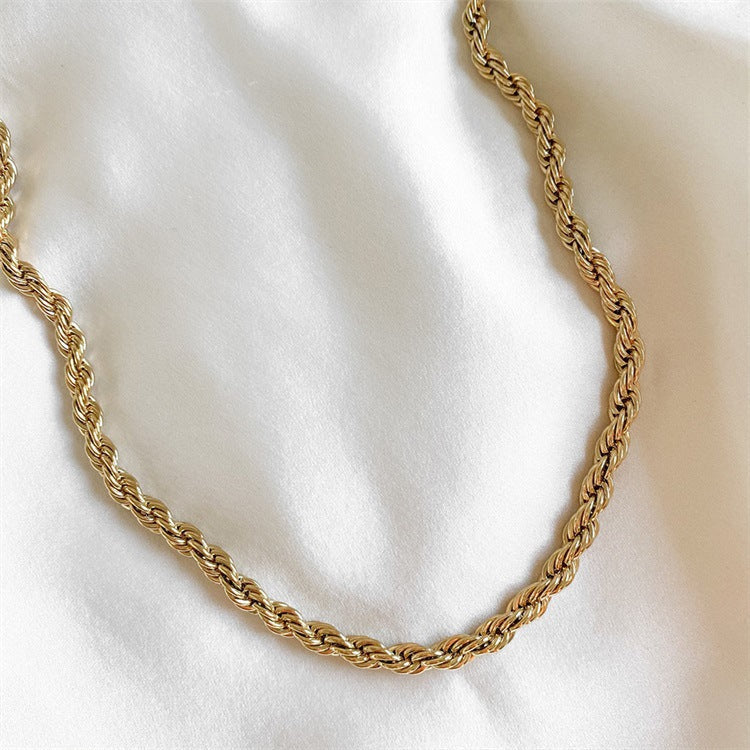 Bianca Gull Twisted Rope Necklace