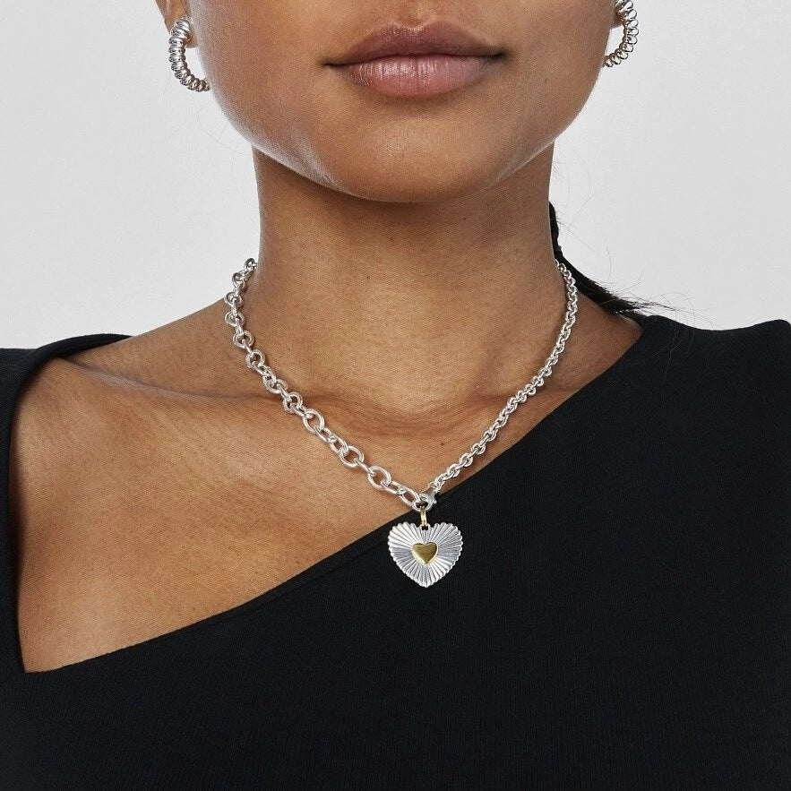 Judith To-farget Heart Pendant