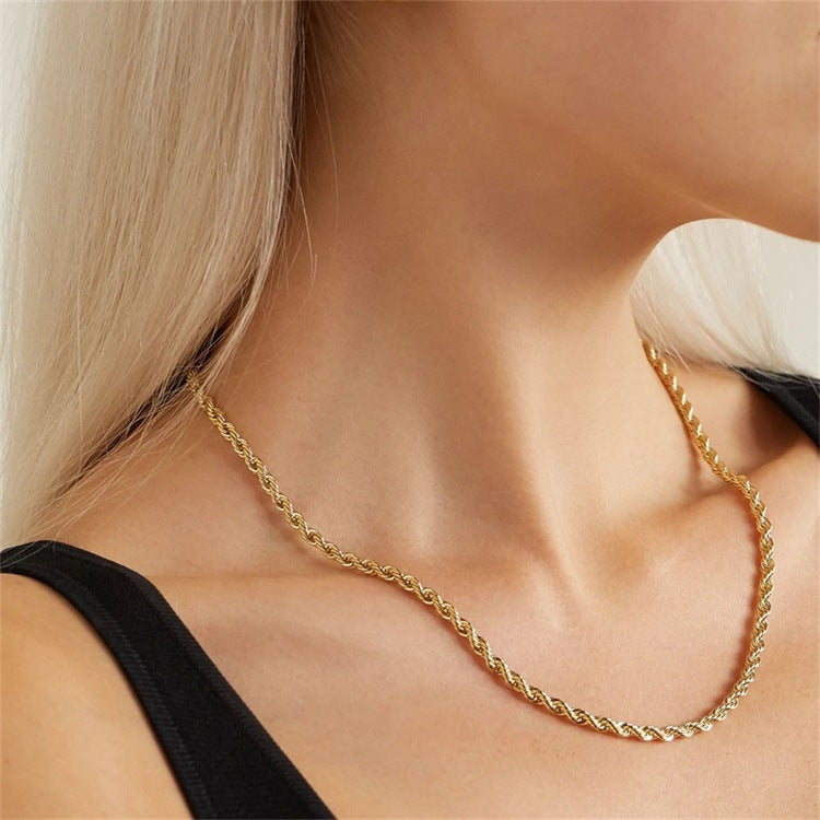 Bianca Gull Twisted Rope Necklace