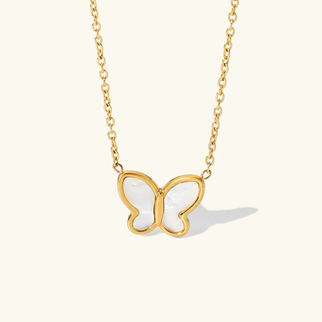 Flutterby Perle Mor Skjell Kaklo Papuošalas