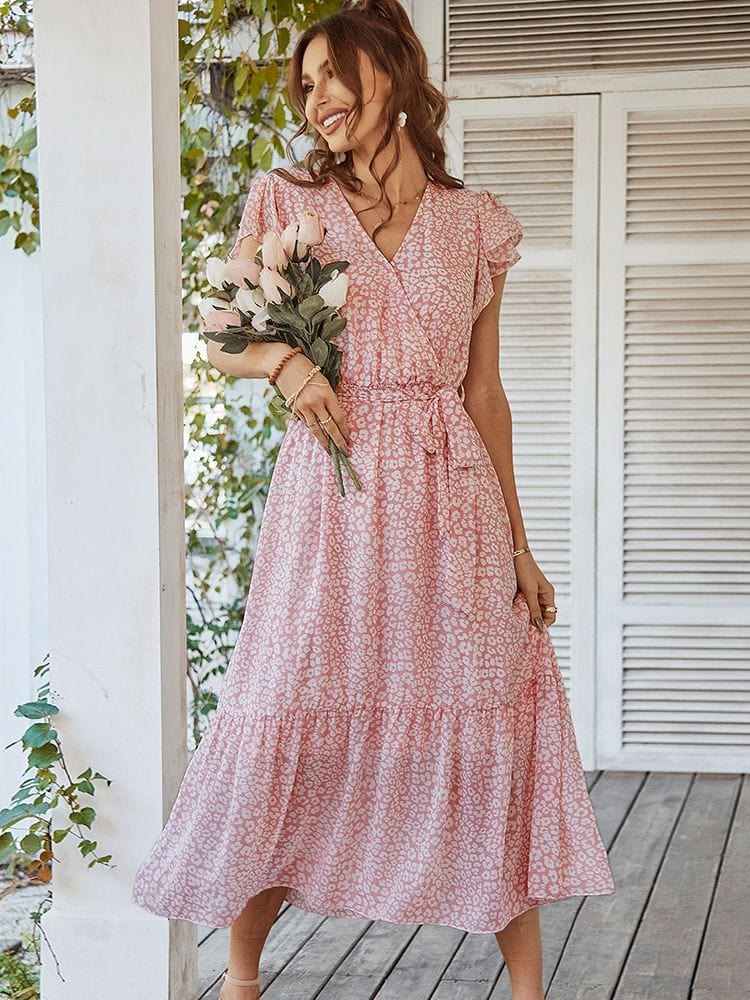 Eva | Modern Floral Dress