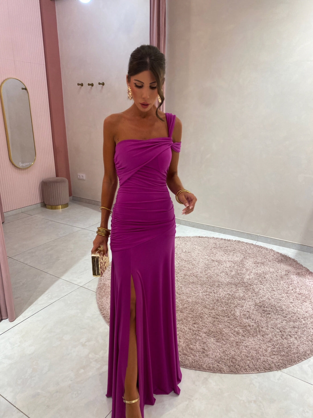 Ariella | Asymmetrical One-Shoulder Evening Dress