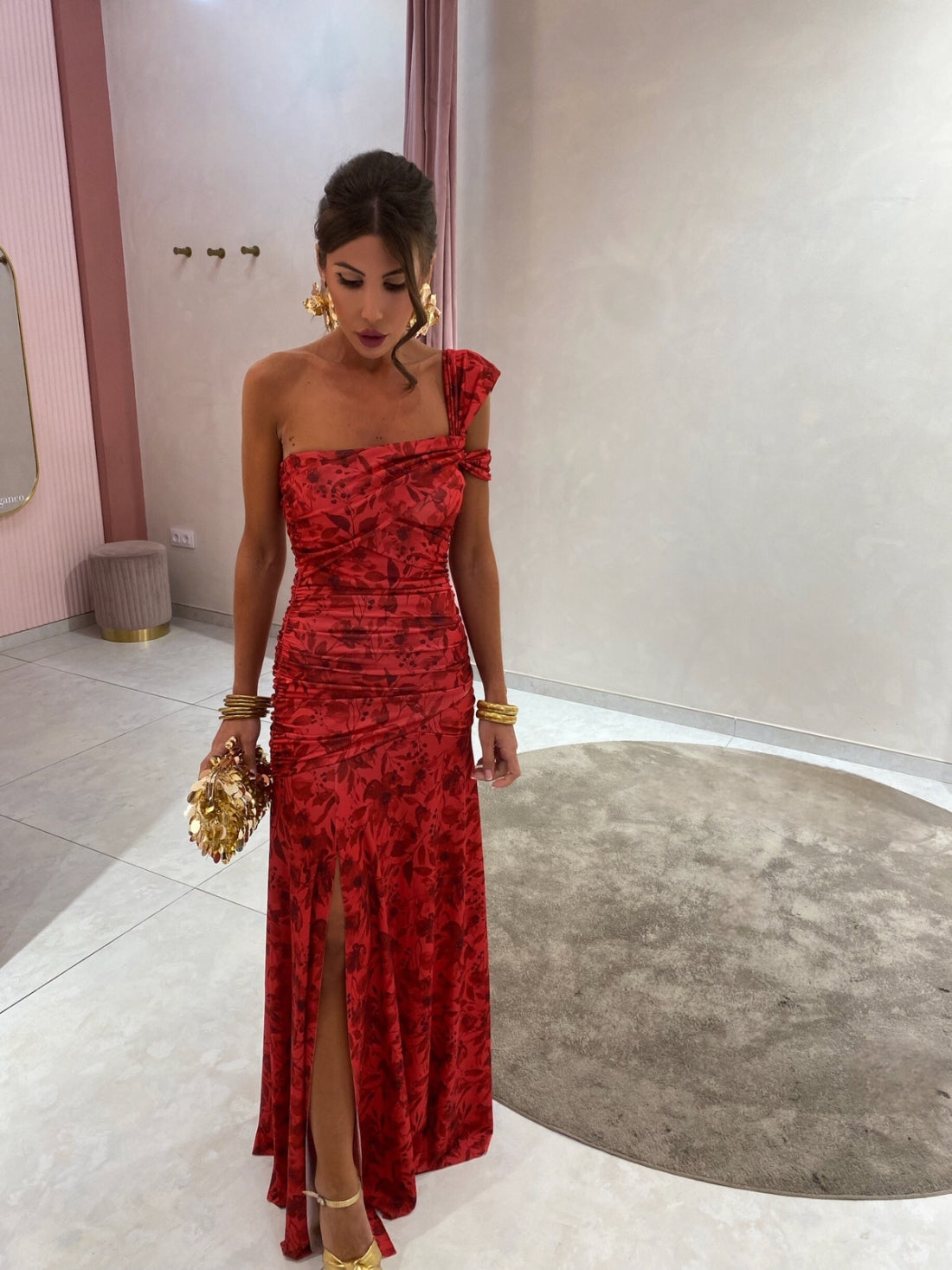 Ariella | Asymmetrical One-Shoulder Evening Dress